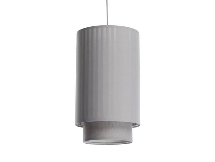 Onzeno Hängeleuchte Grau 20/105 cm, Kunststoff, E27, 0.3x105x35 cm, Lampen & Leuchten, Innenbeleuchtung, Hängeleuchten, Pendelleuchten