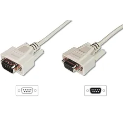Digitus Datatransfer Verlängerungskabel, D-Sub9/St - D-Sub9/Bu