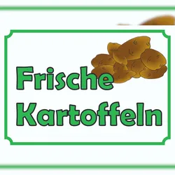 HB-Druck Verkaufsschild Schild Kartoffeln A0 (841x1189mm)