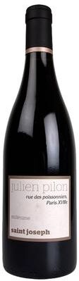 """Julien Pilon""" """Julien Pilon Saint-Joseph Rue des Poissonniers Rouge 2019 Red Wine - France"""