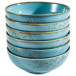 Schüsselset Nature Collection Türkis, 6-teilig