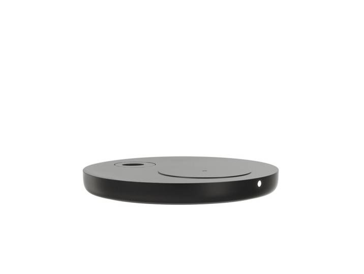 Tischbein mit Induktionsfeld Motus Glamox schwarz, Designer Permafrost, Andreas Murray, 2.5 cm