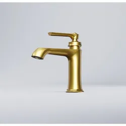 Steinberg Serie 350 Waschtischarmatur 3501010BG ohne Ablaufgarnitur, brushed gold