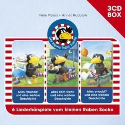 Der kleine Rabe Socke - 3-CD Hörspielbox Vol. 1 - , CD, 0602557030785