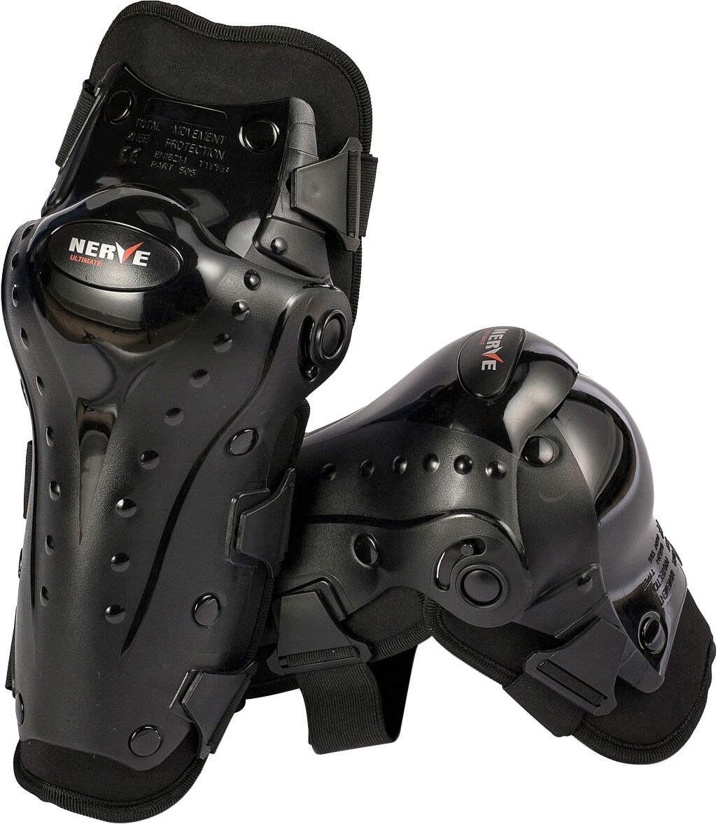 Knieschutz NERVE "Nerve Ultimate Knee Protektoren" Gr. 1, schwarz, Protektoren, 1, Nylon, Knieschutz
