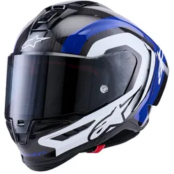 Alpinestars Supertech S-R10 Arius, Integralhelm - Carbon/Weiß/Blau - M