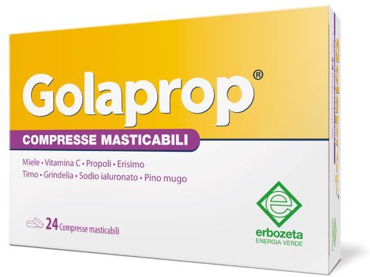 ERBOZETA SpA Golaprop - Integratore alimentare 24 Compresse Masticabili