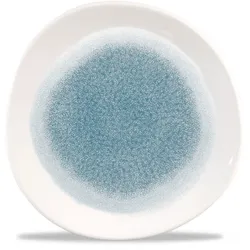 Churchill Raku Topaz Blue Teller Organisch 28,6cm