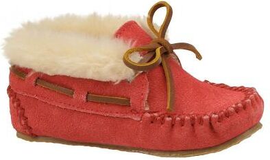 Minnetonka Girls' Charley Bootie - 2 Youth Pink Slipper Medium