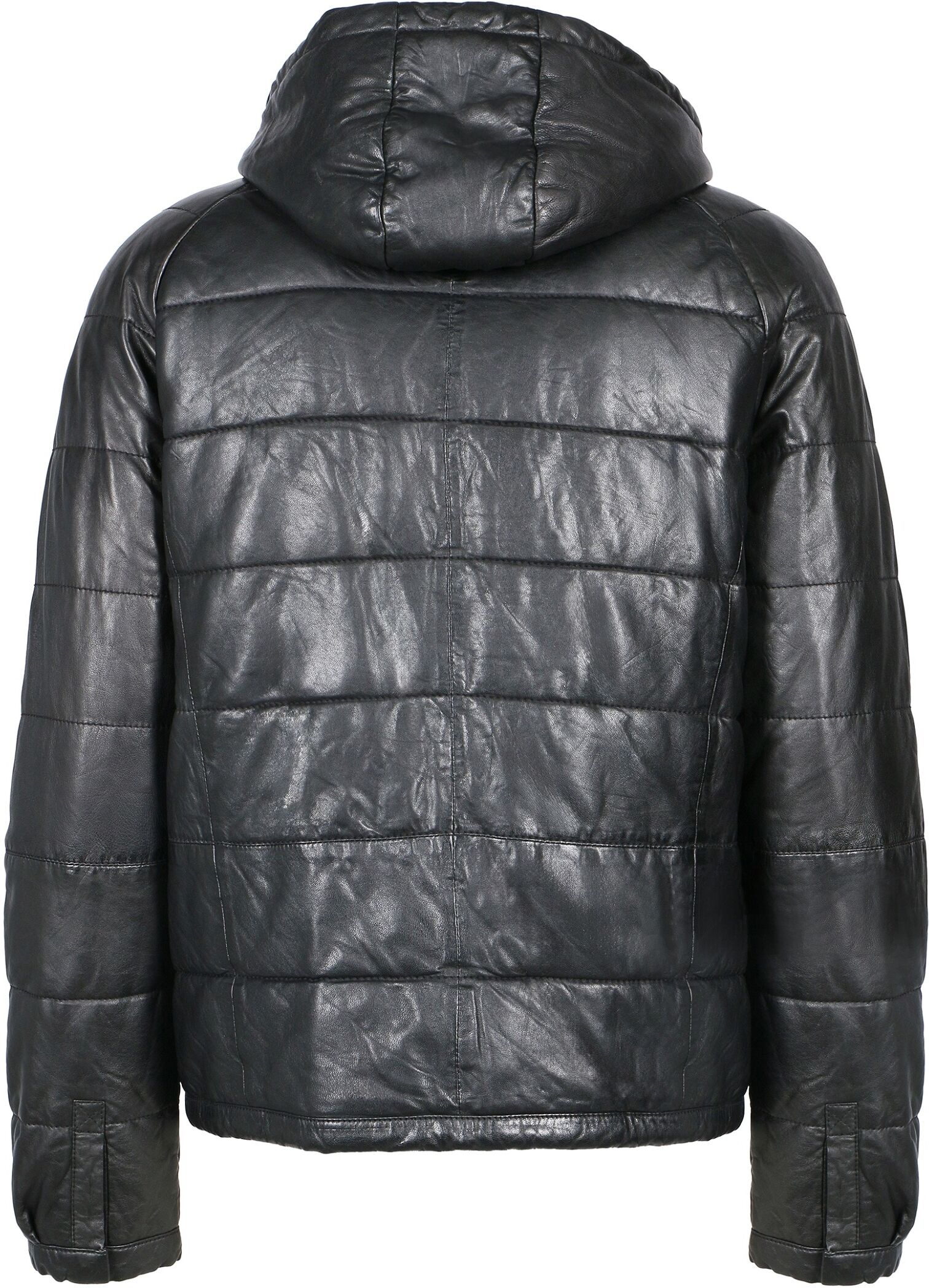Lederjacke FREAKY NATION "Easy Tom-FN ST", Herren, Gr. S(44), schwarz, Oberstoff: 100% Leder. Futter: 100% Polyester, Jacken Lederjacke schwarz S(44)