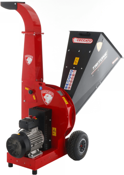 Ceccato Olindo Ceccato Tritone Big - Profi Häcksler 400V - mit Messerscheibe und Hämmern