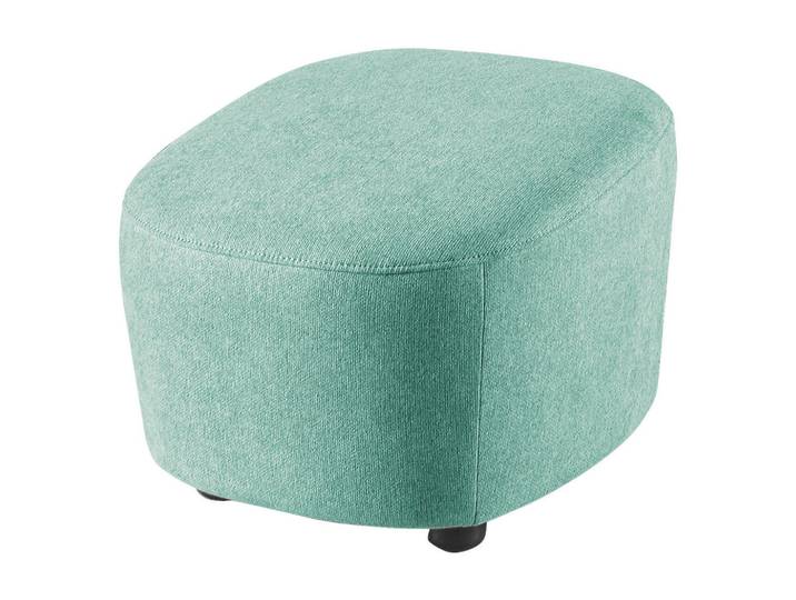 SetOne by Musterring Hocker, Türkis, Kunststoff, rund, 54x41x57 cm, Stoffauswahl, Wohnzimmer, Hocker, Sitzhocker