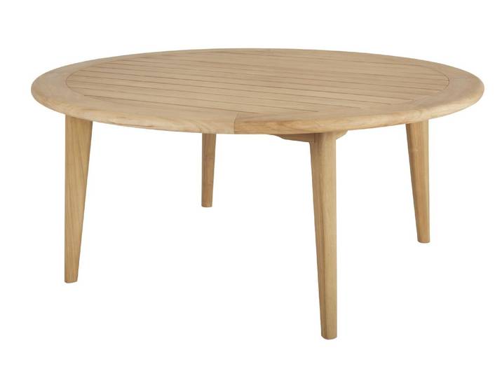 Brafab Lilja Gartenesstisch Teak natur rund
