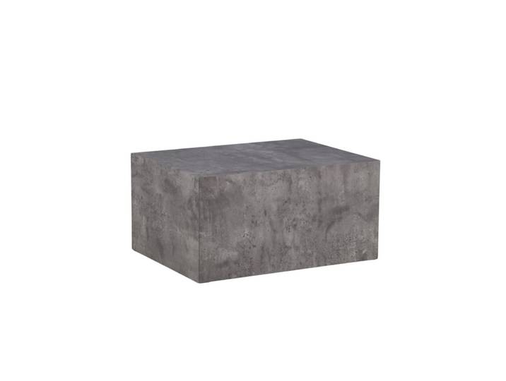 Table basse effet bois de couleur gris foncé