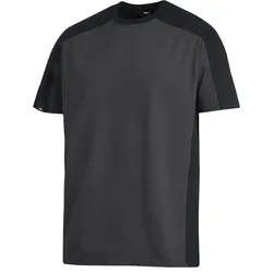T-Shirt zweifarbig "MARC" - XL - anthrazit/schwarz