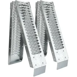 DIAMOND CAR 2-teiliges Klapprampen-Set mit Tragegriff 168 x22 x 4,5cm, 400KG belastbar