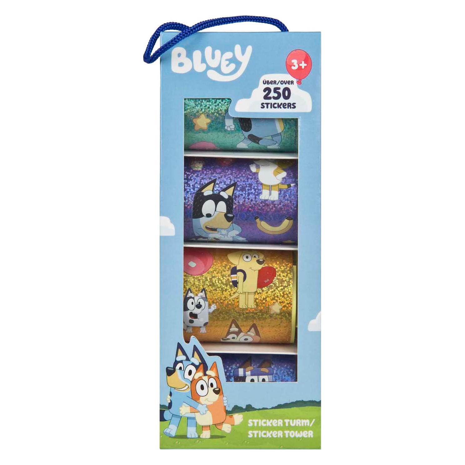 Undercover Bluey Tower Aufkleber - über 250 Stück. (250 Sticker) (70456961)