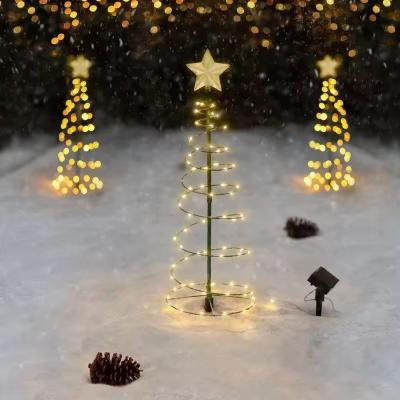 Inspired Living SolarGlow Outdoor Waterproof LED String Lights Solar Powered Garden & Christmas Tree Decoration yellow