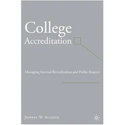 College Accreditation, Fachbücher von J. Alstete
