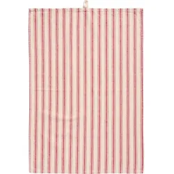 IB Laursen Geschirrtuch schmale und breite Streifen, 70 x 50 cm, rot