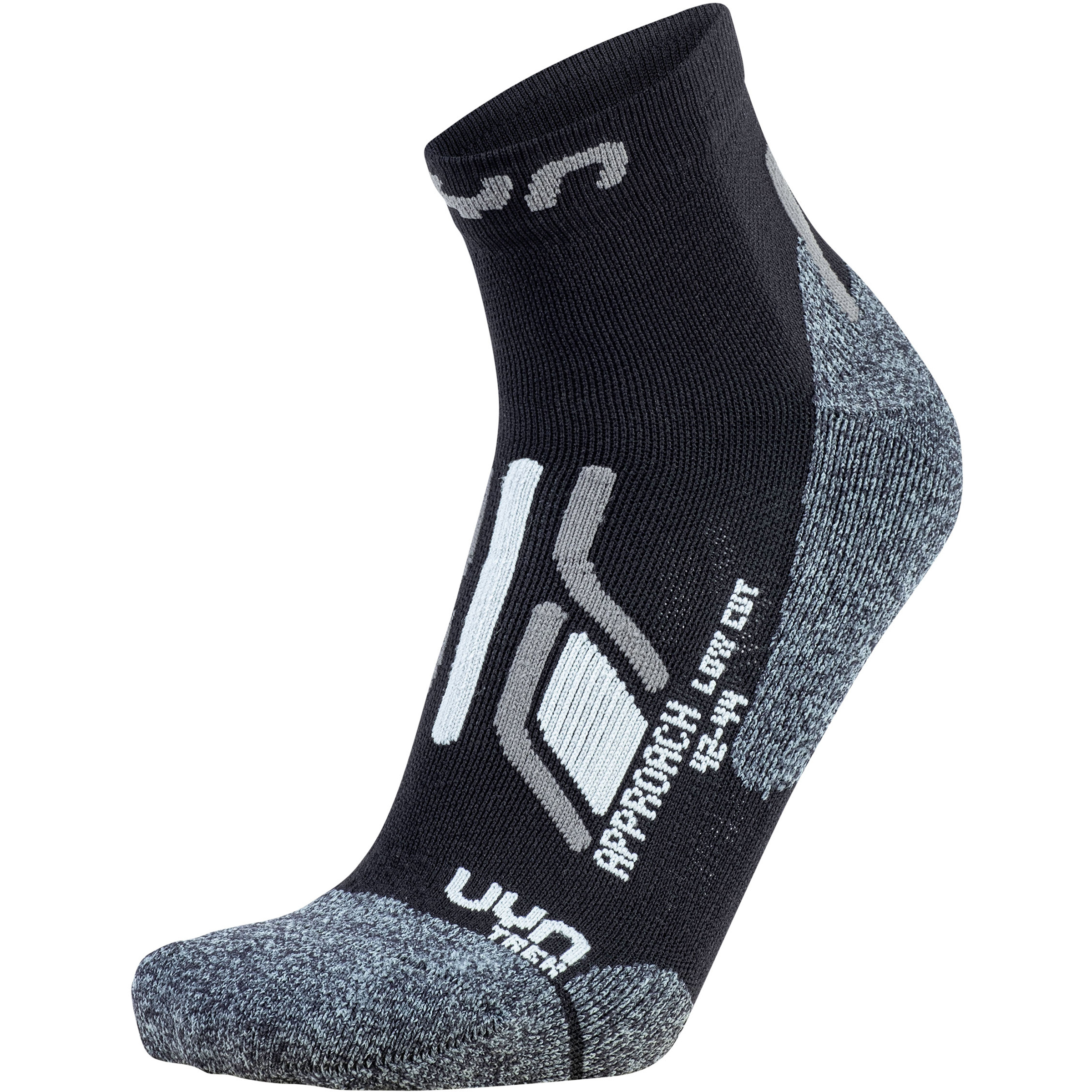 Uyn Trekking Approach Low Cut Damen Wandersocken schwarz Größe 41 Camping Elastisch