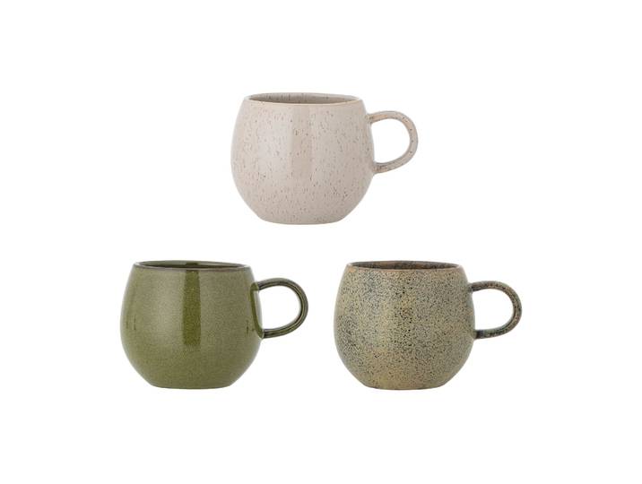 Bloomingville Tasse Addison Lot de 3 Vert