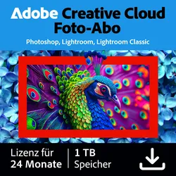 Adobe Creative Cloud Foto-Abo | 24 Monate | 1TB | PC/Mac