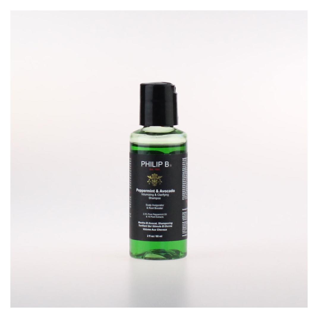 Philip B. Peppermint And Avocado Volumizing & Clarifying Shampoo (Flüssiges Shampoo, 60 ml) (555201)