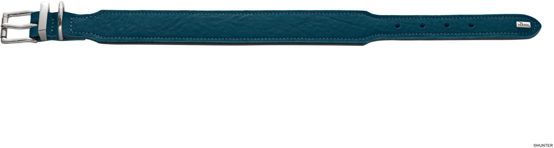 DOG SPORT HUNTER Halsband Malta M (55), petrol/schwarz