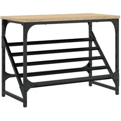 vidaXL Schuhregal Sonoma-Eiche 60x30x45 cm Holzwerkstoff