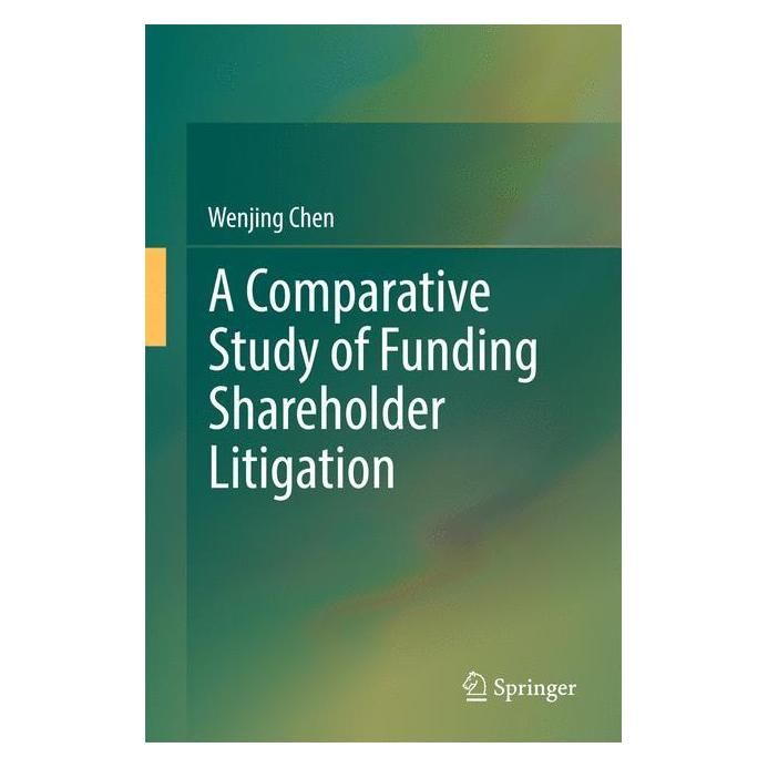 Springer Funding Shareholder Litigation (Englisch, Hardcover, Wenjing Chen) (9789811036224)