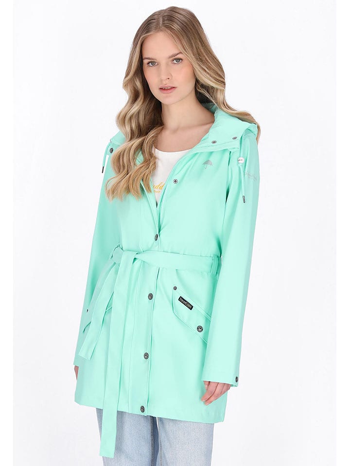Schmuddelwedda Regenmantel in Mint - XL