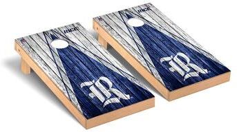 Skip's Garage Rice Owls Triangle Cornhole Board Set