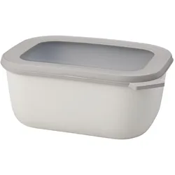 mepal Multischüssel Cirqula rechteckig 1500 ml Nordic white