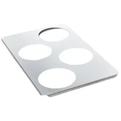 Rational Auflageplatte GN 1/1 für 4 kleine Brat- und Backformen