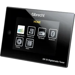 Albrecht DR 53 Adapter (Radio Tuner), HiFi Komponente, Schwarz