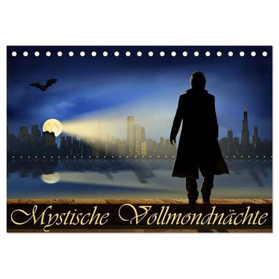 Mystische Vollmondnächte (Tischkalender 2026 DIN A5 quer), CALVENDO Monatskalender