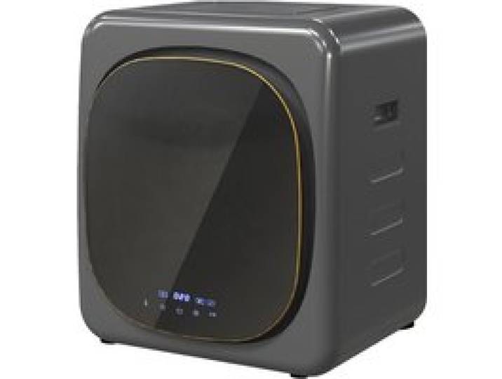 Mini sèche-linge à évacuation 4 kg – 800 W 6 programmes écran tactile LED gris