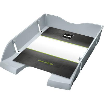 helit Briefablage the green deck H2363582 DIN A4-C4 PET l.gr