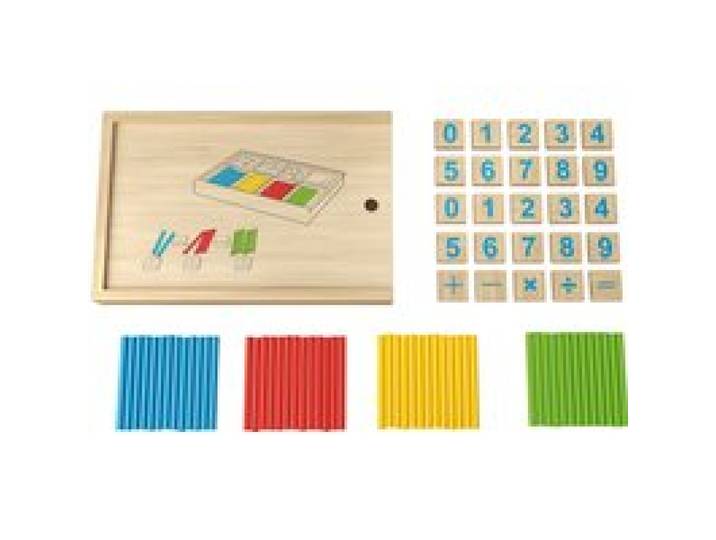 LUPILU® Jeu de mikado / Jeu de mémoire en bois / Jeu de cubes de lettres / Jeu à empiler carottes / Jeu à empiler cactus (Cartes de paiement & boîte de barres de comptage)