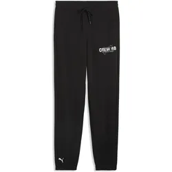 Puma, Herren, Sporthose, M Crew French Terry Pant (S), Schwarz