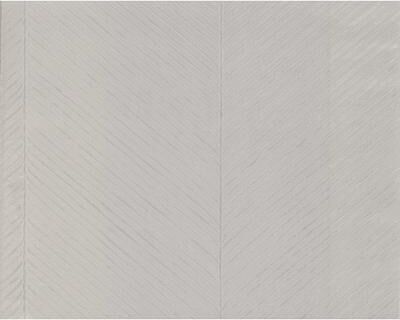 York Wallcoverings Palm Chevron Grey & Silver Wallpaper