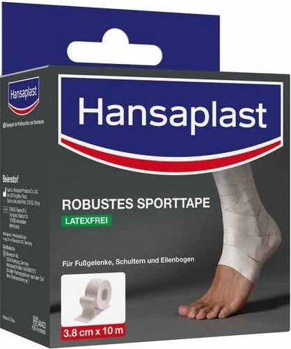 Hansaplast Tape ROBUSTES SPORTTAPE 48423 weiß 3,8 cm x 10,0 m, 1 Rolle