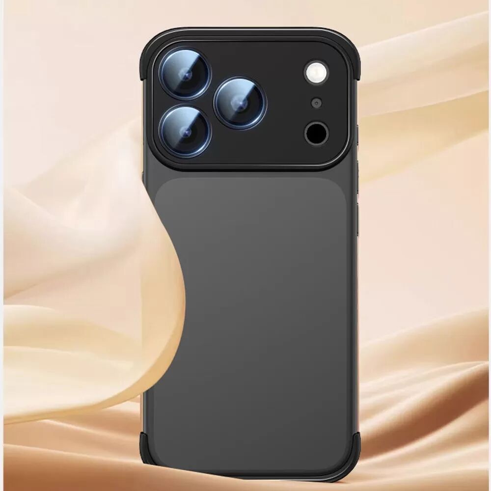 INF Coque Noire en TPU Sans Bordure Compatible avec iPhone 17 Air - Antichoc & Protection de l'Objectif