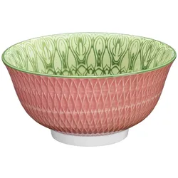6x Cilio Bowl Amici Rauten 15,5cm rosa, Schüssel + Schale, Rosa