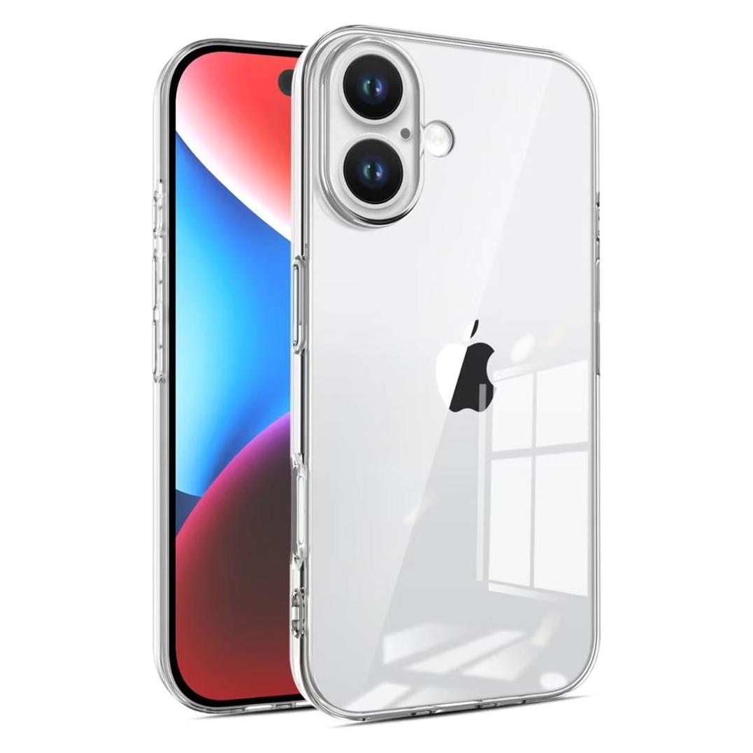 SIGN Ultra Slim Case for iPhone 16 - Transparent (Apple iPhone 16) (SN-TRAN16)