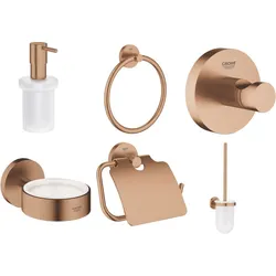 Set Toilettenbürstengarnitur Grohe Essentials 40374DL1, Toilettenpapierhalter Grohe Essentials 40367DL1, 40369DL1, 40365DL1, 40394DL1, 40364DL1
