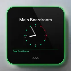 Evoko Liso Raummanager digitales Türschild 8 Zoll (20,32 cm)