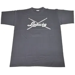 Ludwig Grey Sticks/Vintage Logo S - T-Shirt