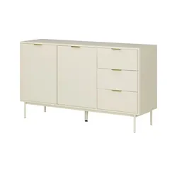 Sideboard  Nanno , beige , Maße (cm): B: 140 H: 79,5 T: 41.5